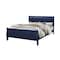 Global Furniture Usa Traditional Glam Rich Blue W /LED Charlie Blue King Bed Group With Led 2780 - alternate 3